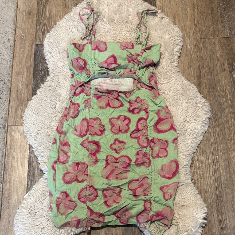 Wild Fable Green and Pink Top